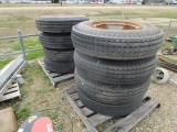 (8) 10.00-20 Tires and Rims