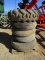 (5) Misc. JD Cotton Picker Steering Tires and Rims