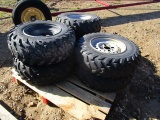 Pallet of ATV Tires and Rims