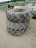 (3) Pivot Tires and Rims