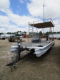 Custom Built Pontoon Boat w/ Trailer