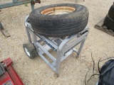 Pressure Washer Frame and Tire