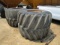 (2) 68x50R32 Tires/Rims w/ Extensions and Axles
