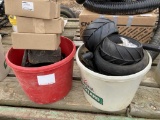 (2) Buckets of Case Planter Parts