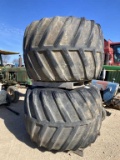 (2) 68x50R32 Float Tires and Rims
