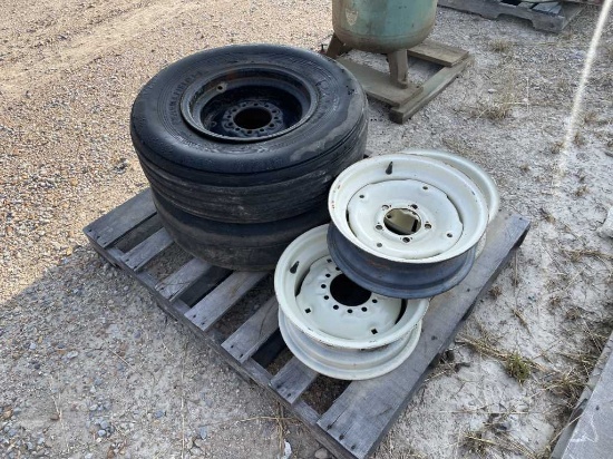 Pallet of Misc. Implement Tires and Rims