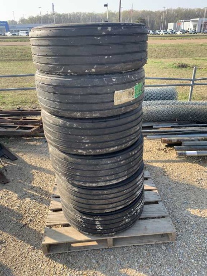 (6) New 11L-15SL Implement Tires