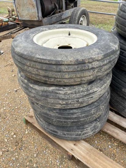 (4) 6.70-15 Tires and Rims