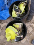 (2) Buckets of Ratchet Straps