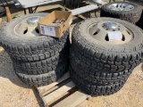 (6) Tires and Rims for 1994 Dodge Dually
