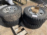 (4) Tires and Rims for 2014 Chevy Truck