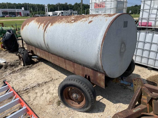 1000 Gallon Galvanized Nurse Trailer