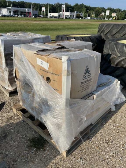 (7) Rolls Delta Plastics 15x09 Poly Pipe