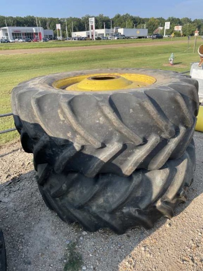(2) 710/70R42 Tires and Rims