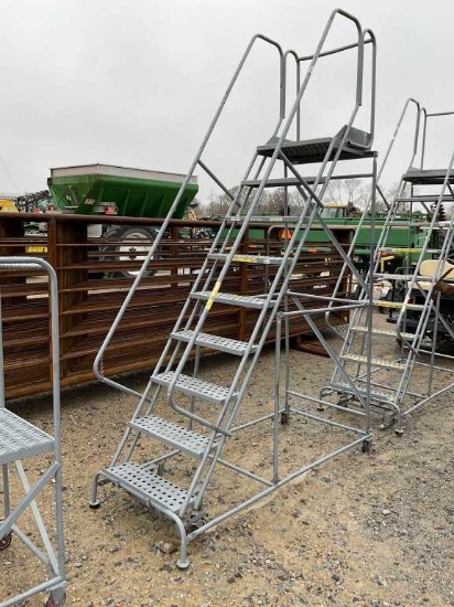 Rolling Metal Stairs