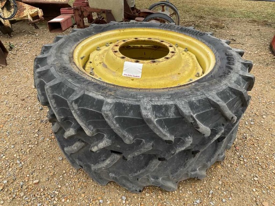 (2) 380/80R38 Tires and Rims