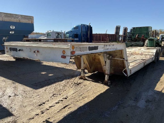 1979 Shoal American Industries Lowboy Trailer
