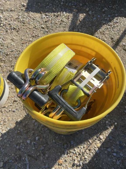 (5) New 2" Ratchet Straps