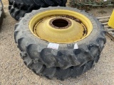(2) 12.4-38 Tires & Rims