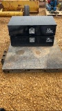 (2) JP Elite Flatbed Tool Boxes and tool box with
