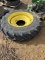 420/85R34 Tire on JD 8R Front Rim