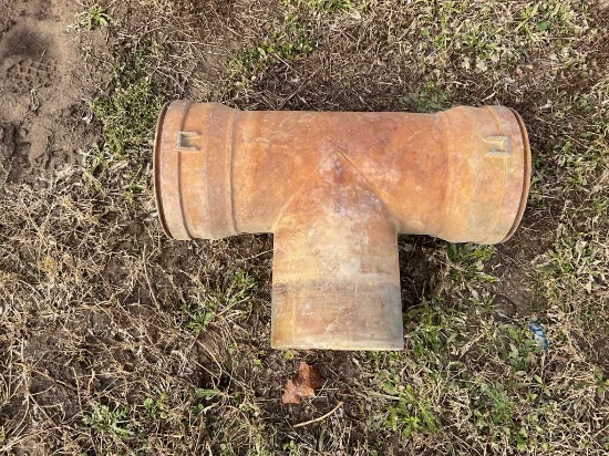 10’’ Galvanized Tee