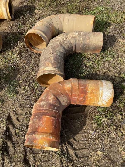 (3) 10’’ PVC Elbows