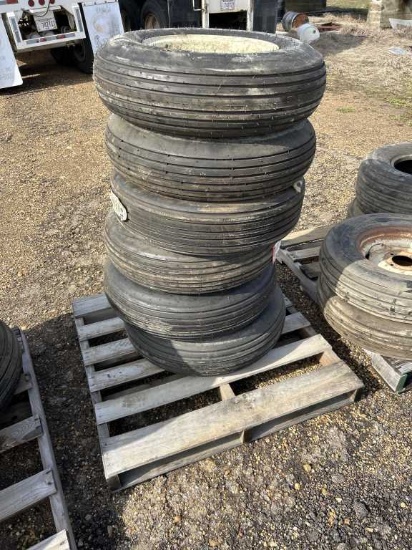 (6) 15" Implement Tires and Rims