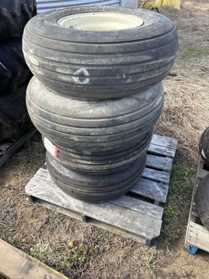 (4) Misc 15" Implement Tires on Rims