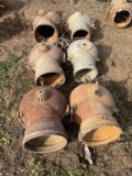 (6) 12x10 Parts Riser Shutoffs
