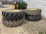 (4) 520/85R38 Tires and Rims
