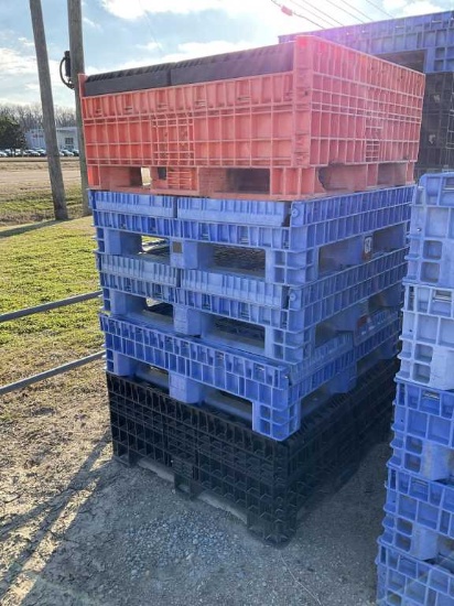 (5) Plastic Seed Bins