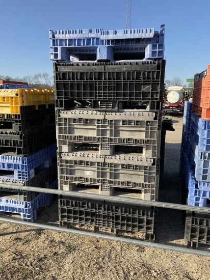 (5) Plastic Seed Bins