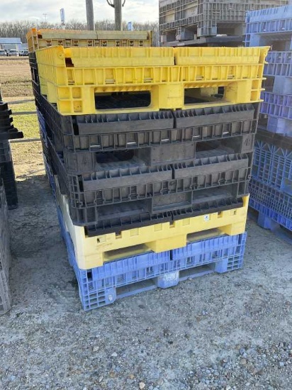 (5) Plastic Seed Bins