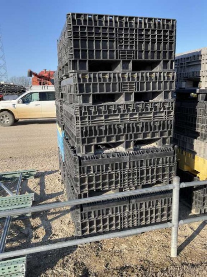 (5) Plastic Seed Bins