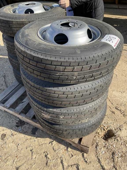 (4) New 235/80R16 Tires and Rims