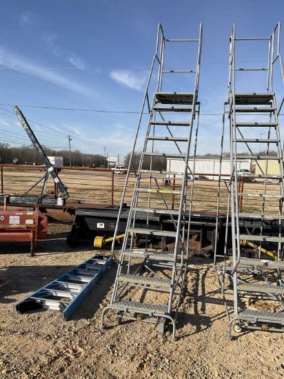 Rolling Metal Stairs