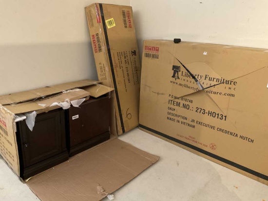 Jr executive credenza hutch desk