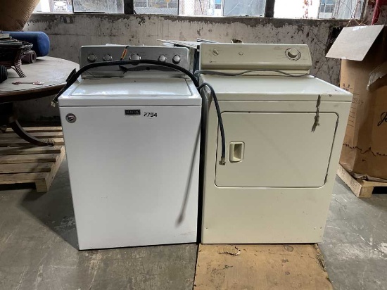 Washer and dryer