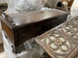 Pallet with Buffett and side table