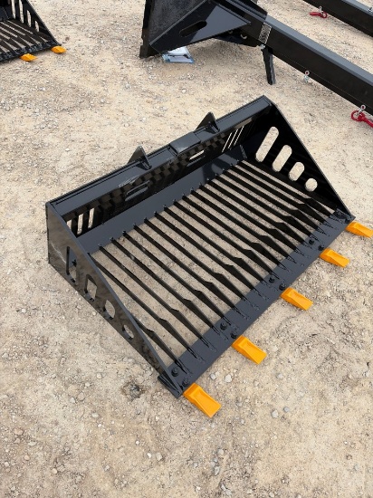 Mini Skid Steer Rock Bucket-Located In Greenwood, Ms