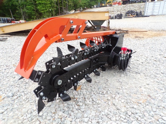 Trencher For Mini Skid Steer-Located In Greenwood, Ms