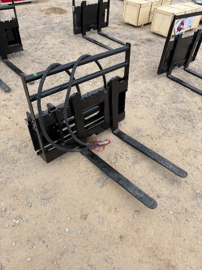 Hydraulic Slide Forks For Mini Skid Steer-Located In Greenwood, Ms