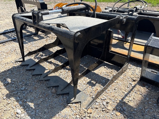Rock Grapple Bucket For Mini Skid Steer-Located In Greenwood, Ms