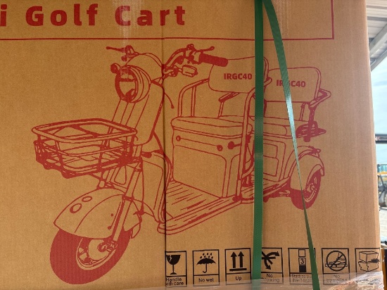 Mini Tricycle Golf Cart - IRGC40 ASSEMBLY REQUIRED