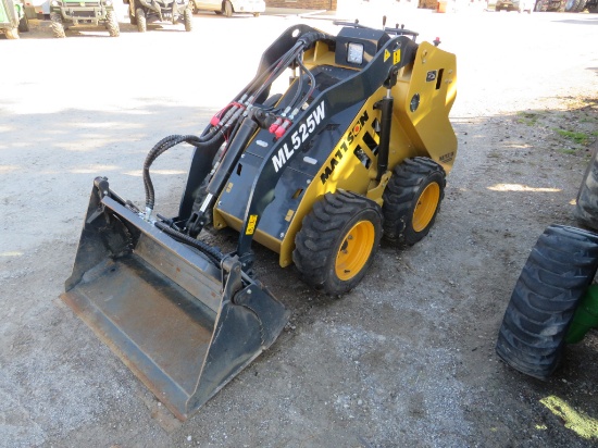 2017 MATTSON ML525W MINI SKID STEER