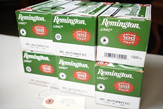 APPROX 600 ROUNDS REMINGTON 45