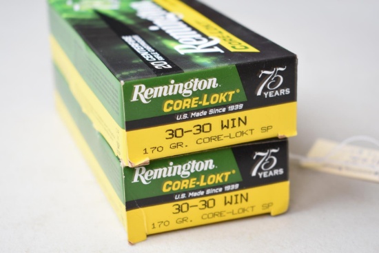 APPROX 40 ROUNDS REMINGTON 30-30 170 GRAIN