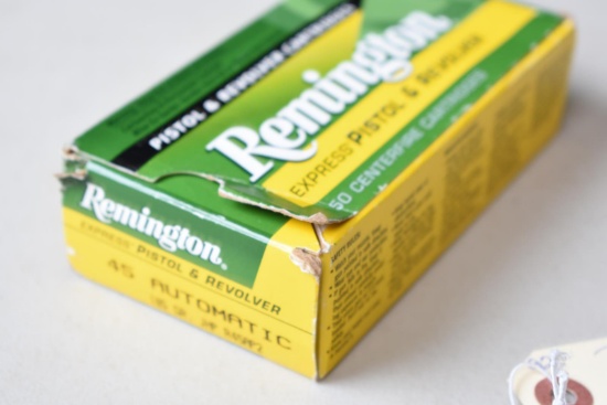 APPROX 50 ROUNDS REMINGTON 45 AUTO