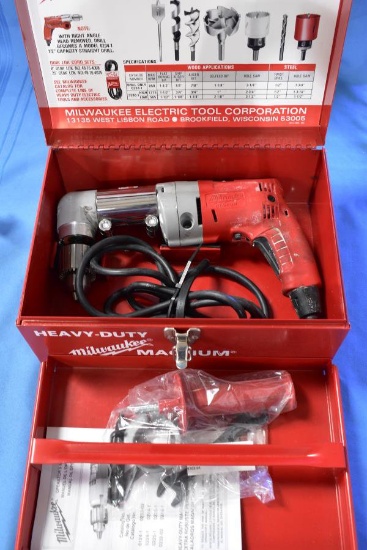 MILWAUKEE HEAVY DUTY MAG RIGHT ANGLE DRILL